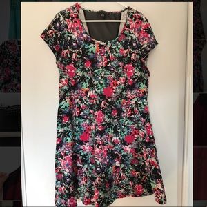Forever 21 colorful print dress